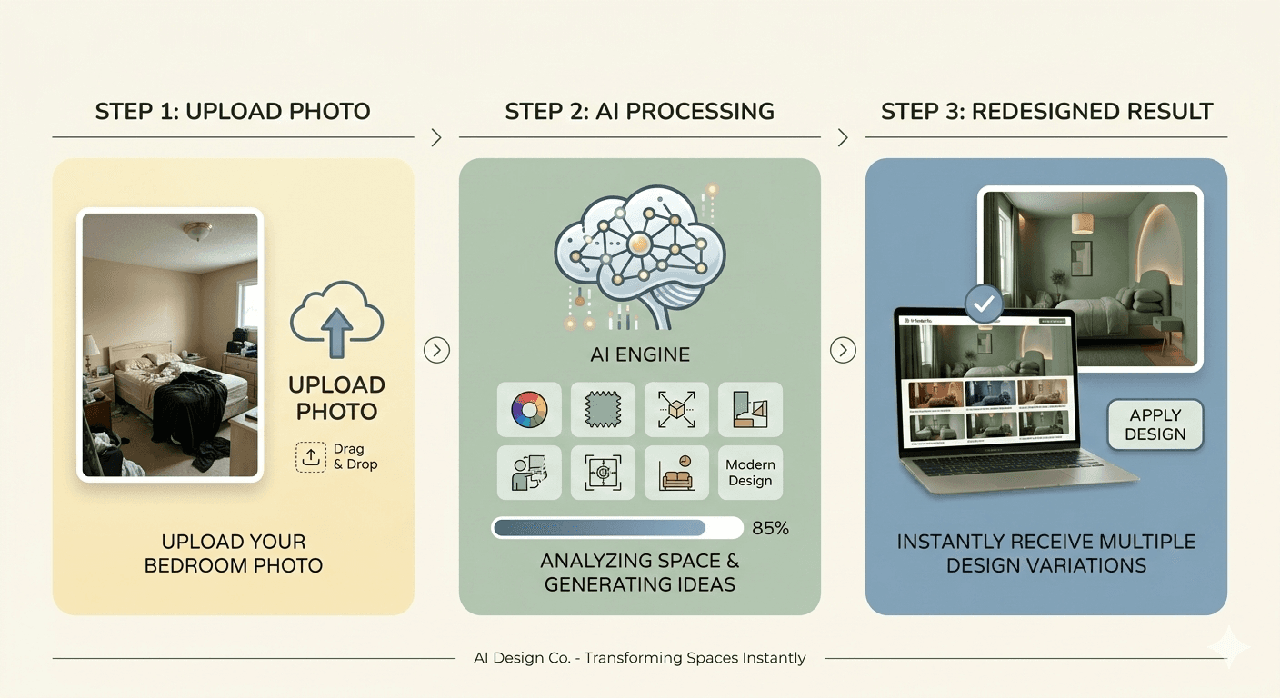 Step-by-Step Guide to AI Bedroom Design