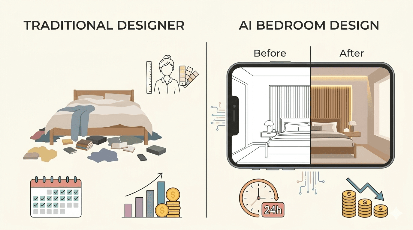 Why AI Bedroom Design Is a Game-Changer