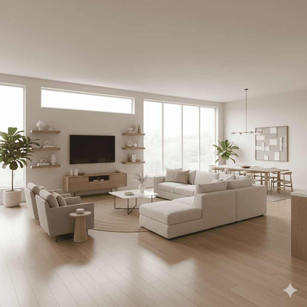 AI Virtual Interior Design USA - Upload your room photo