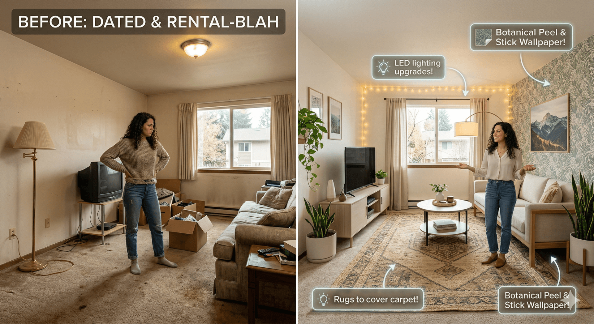AI Interior Design for Renters: What You Can Actually Change