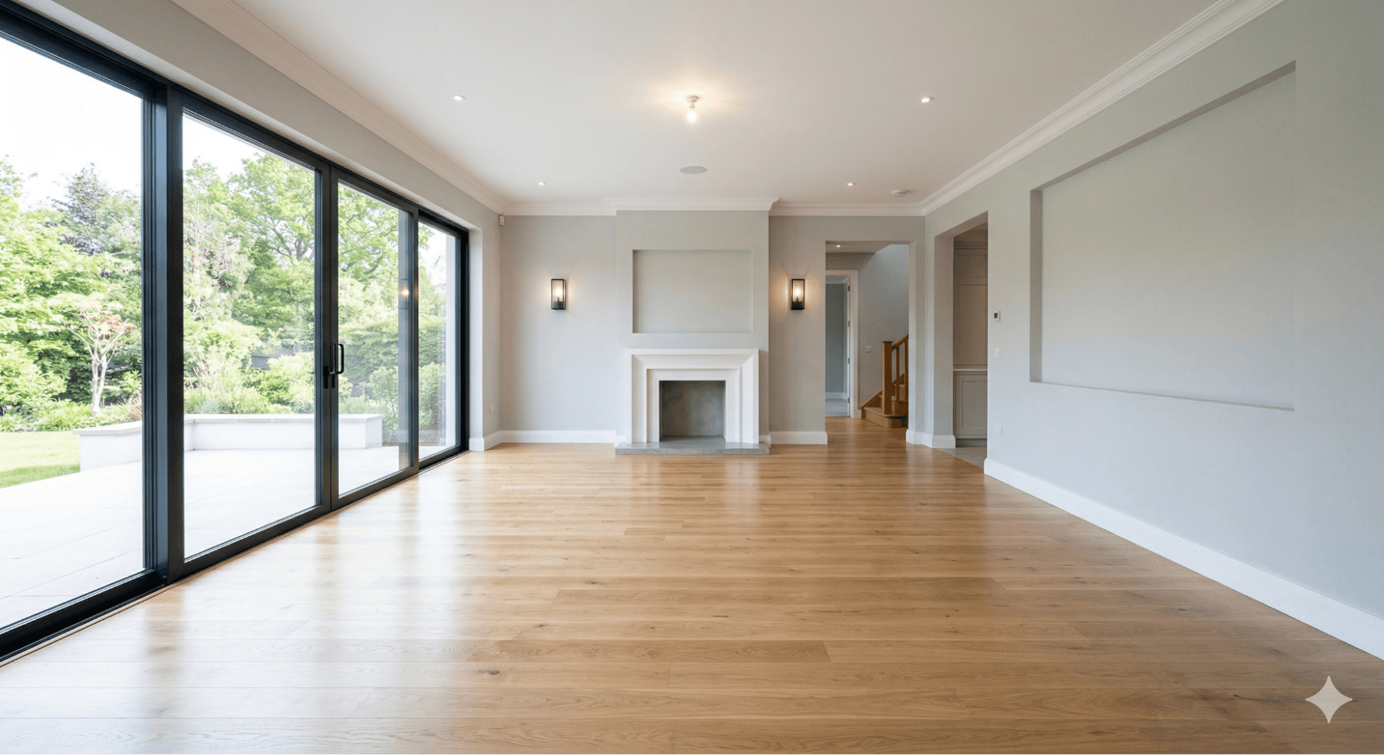 AI virtual staging transforming empty rooms into professional property listings