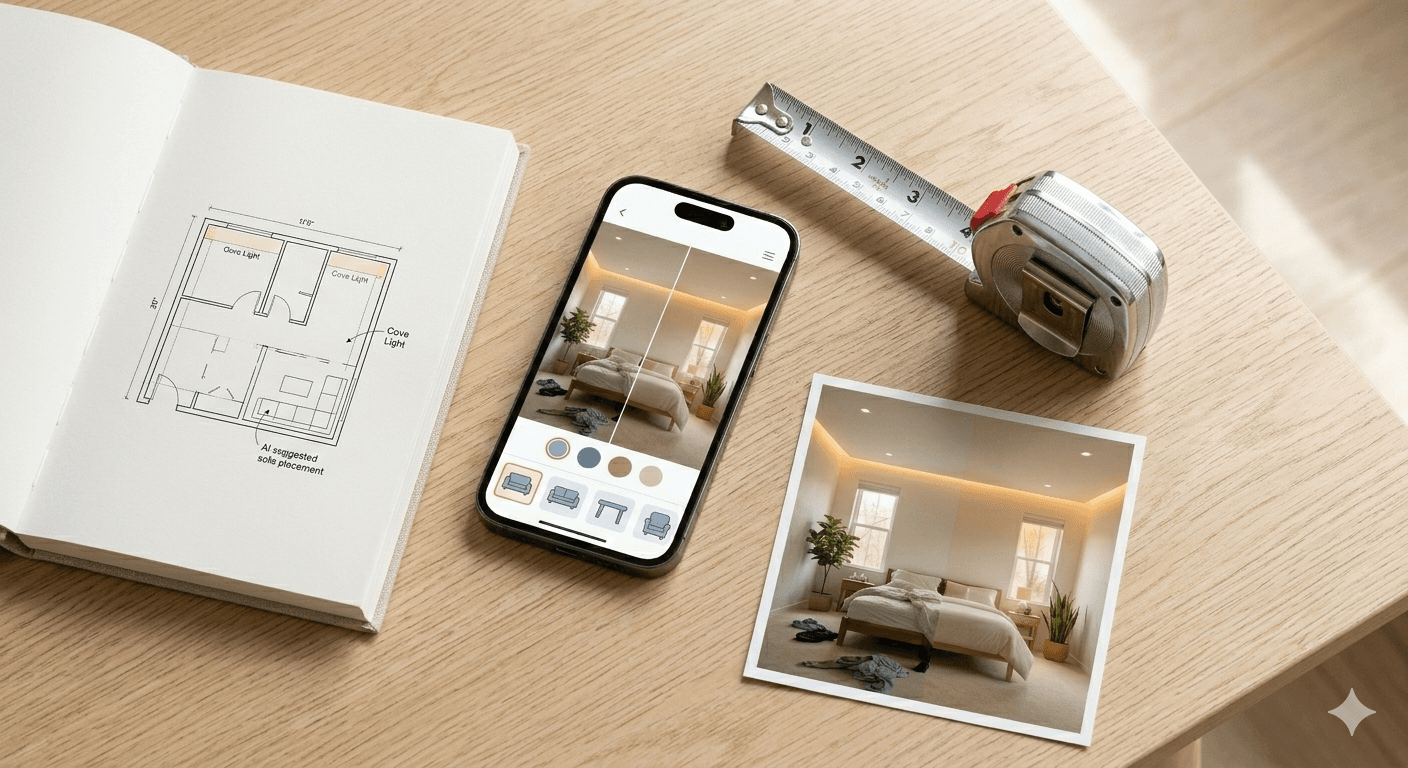 Tools needed for AI room design