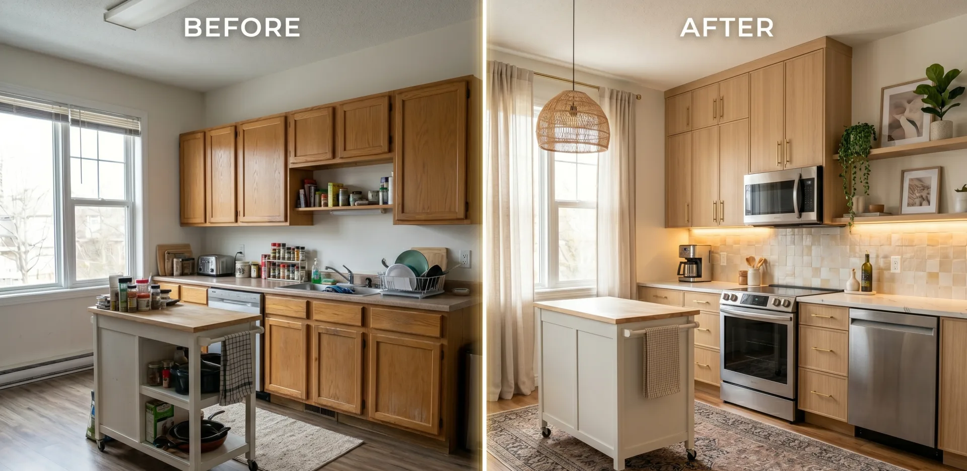 Kitchen redesign example