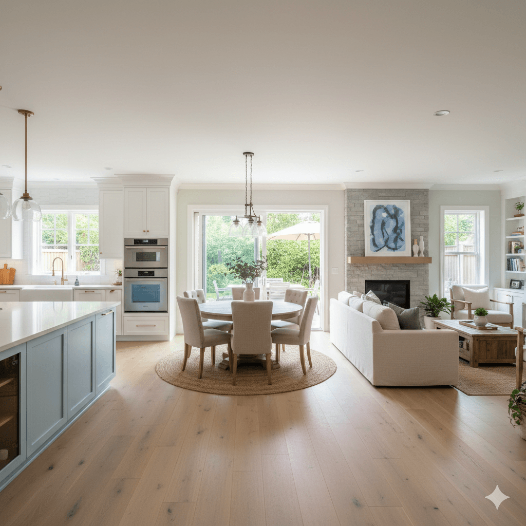 Open flow kitchen