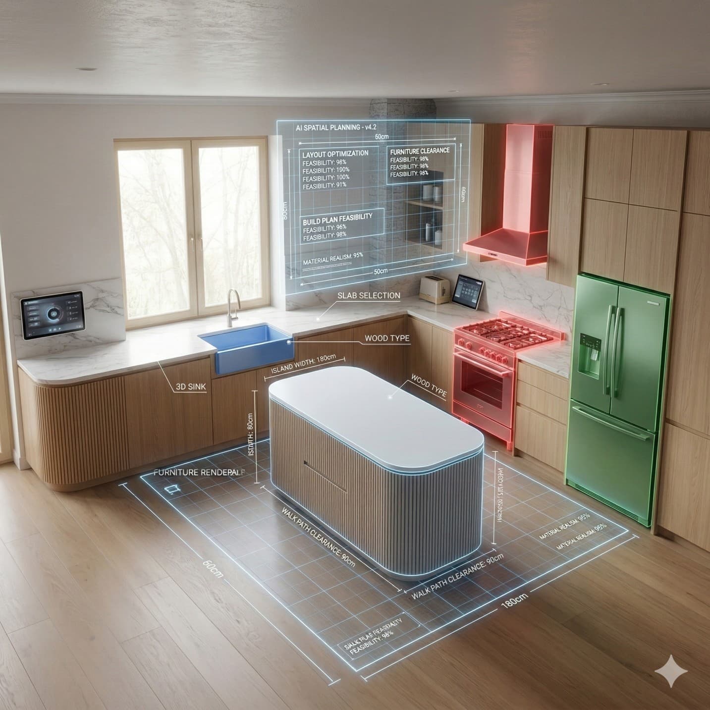 Preview Countertop and Backsplash Combinations in Real Time