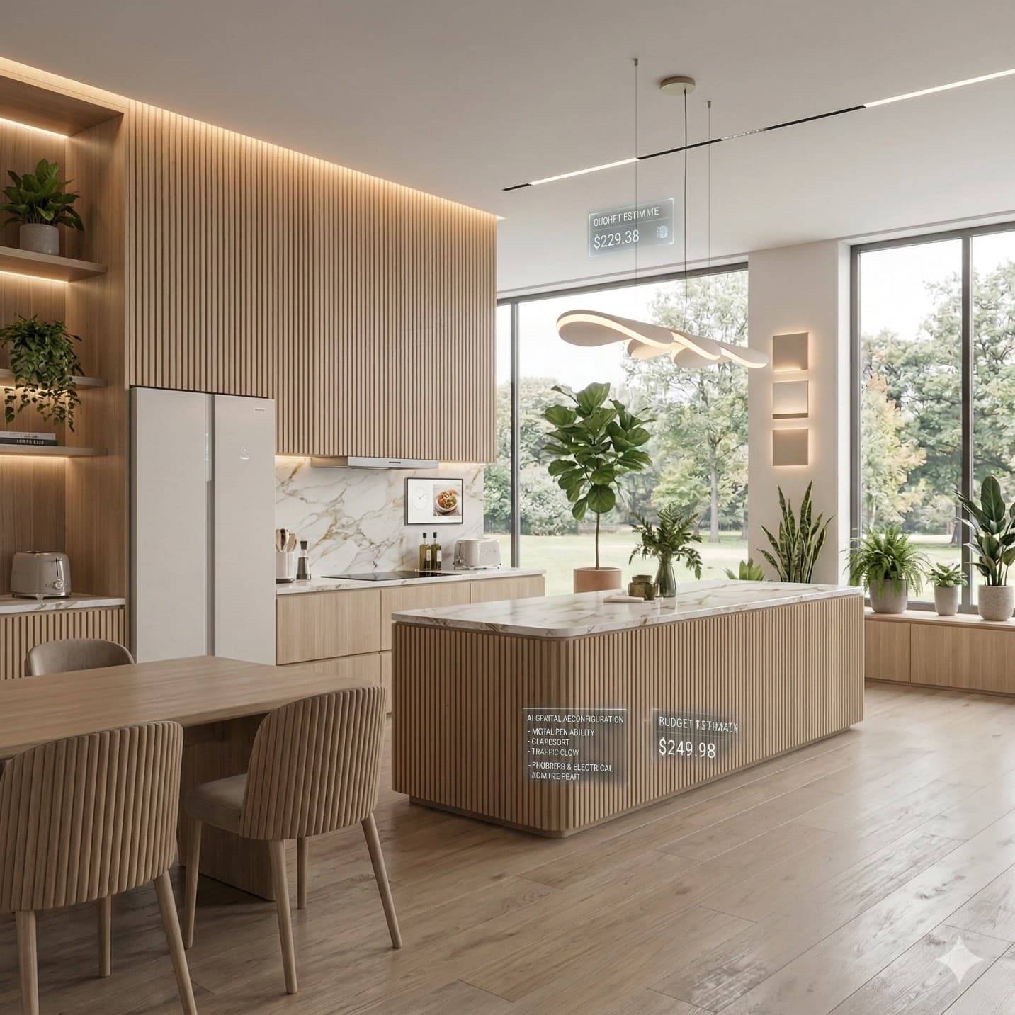 AI Kitchen Design Ideas