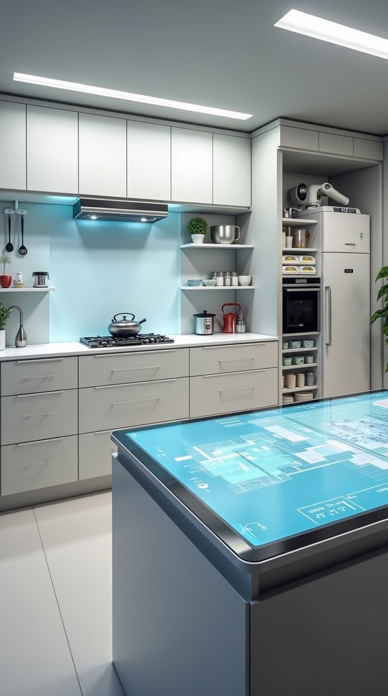 Smart storage solutions kitchen